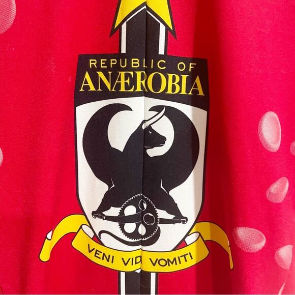 Voler red Men Cycling Jersey Republic of Anaerobia Medium - Picture 3 of 5